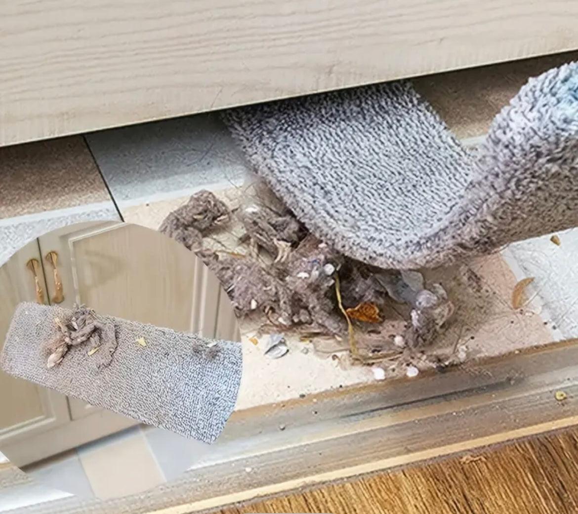 Pattina Flex Pro – Pulisci Polvere Estensibile per Casa – Scopa Flessibile con Microfibra e Ricambio Incluso