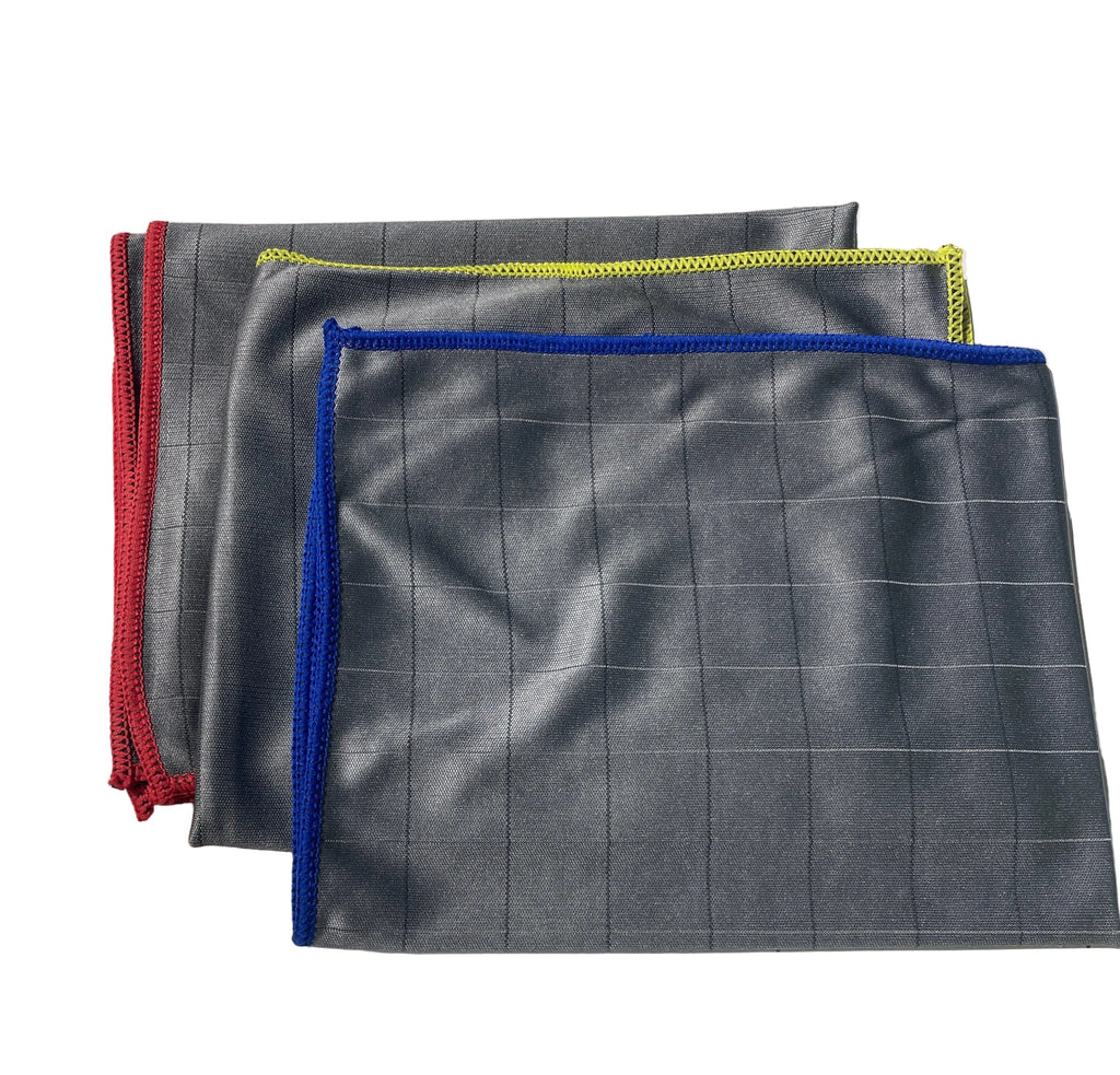 Set 3 panni in fibra di carbonio, 1 panno bambù per occhiali, 1 panno naturale di bambù 62x128cm