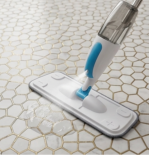 MOP SPRAY  INCLUSO DI UNA MICROFIBRA E PANNO BAMBOO