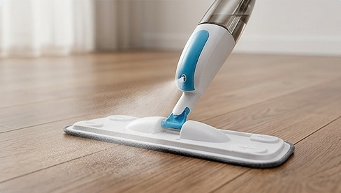 MOP SPRAY  INCLUSO DI UNA MICROFIBRA E PANNO BAMBOO