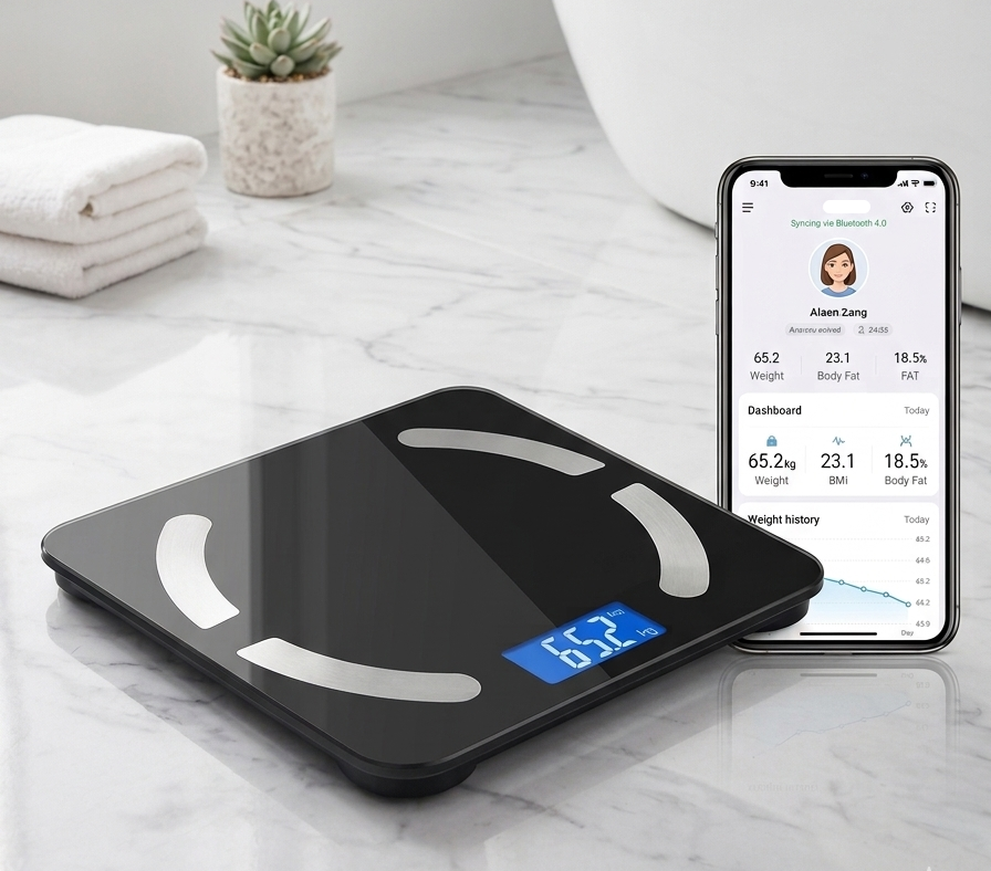 Bilancia Pesapersone Intelligente con APP – Analisi Corporea Completa