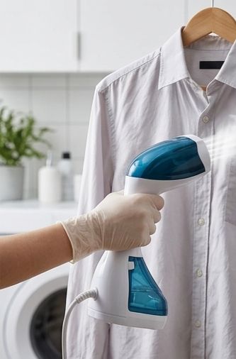 Stiratore Verticale a Vapore Portatile – Addio Pieghe in Pochi Secondi