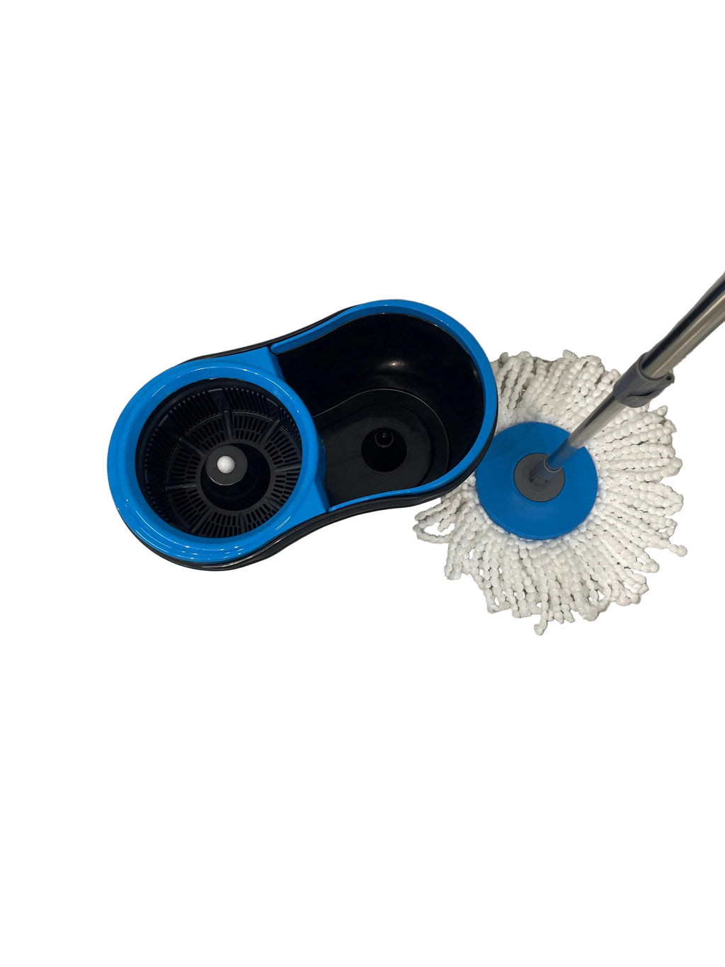 Mocio Rotante con Cestello in plastica 1 microfibra integrata